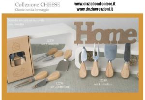 coltelli set formaggio bomboniera