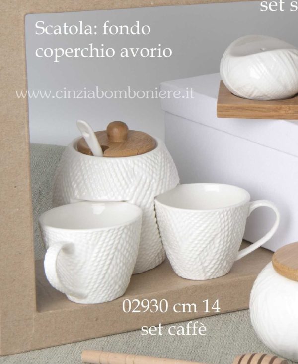 bomboniera set caffe