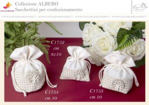 Sacchetti matrimonio albero