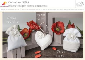 Sacchetto cuore matrimonio