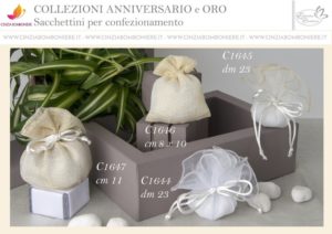 Sacchetto portaconfetti matrimonio