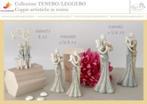 Sposi stilizzati statuina