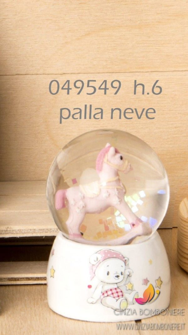 Palla neve Cavallino dondolo orsetto cb049549