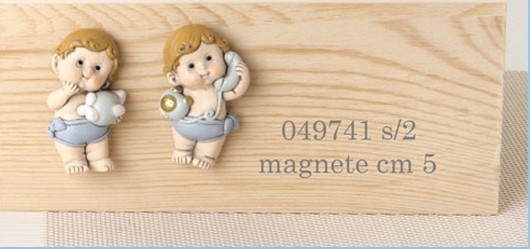 Magnete bimbi in resina 049741