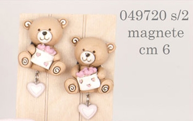 Magnete orsetti rosa 049720