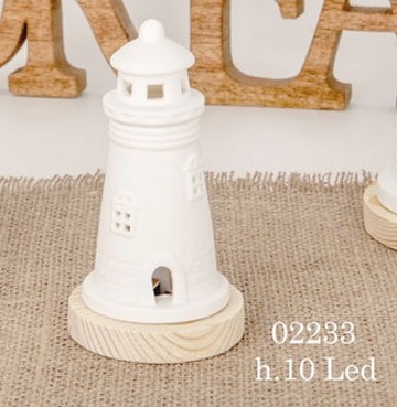 Faro led in porcellana 02233